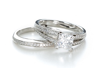 Cartier diamond wedding rings